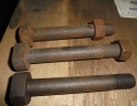 boulons 106x16 tête plate
