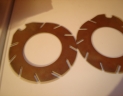 2 disques de frein + entretoise tracteur LAMBORGHINI