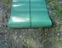 tapis dechargement lateral vert PVC