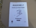 manuel pieces et entretein enrubaneuse MASCAR 1600